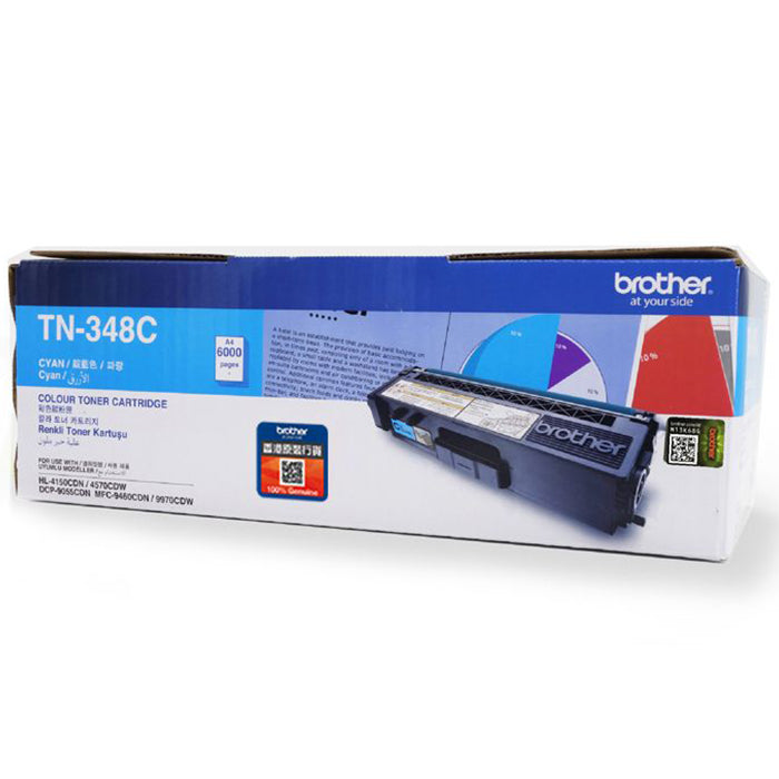 Brother Toner Cartridge TN-348C (Cyan)