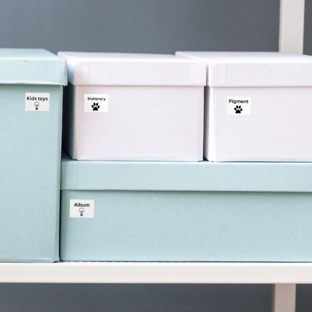 Multi-Purpose Square Self-Adhesive Label- 40x30mm Compatible for Printeet M110