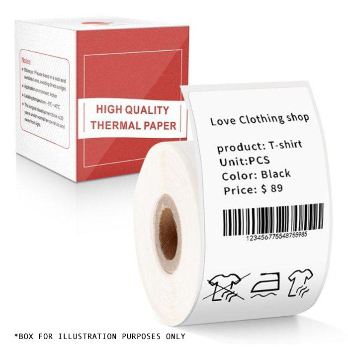 Multi-Purpose Square Self-Adhesive Label- 40x80mm Compatible for Printeet M110