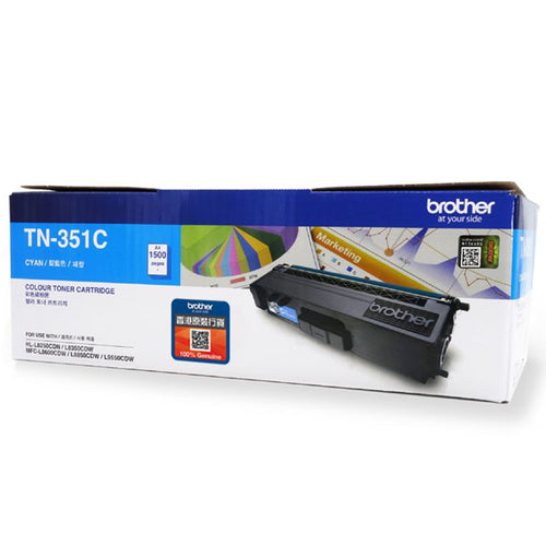 Brother Toner Cartridge TN-351C (Cyan)