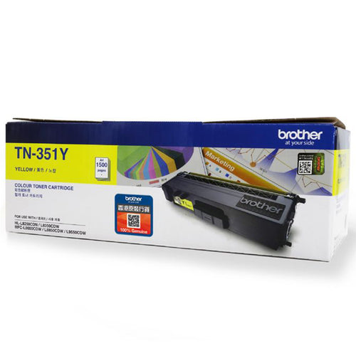 Brother Toner Cartridge TN-351Y (Yellow)
