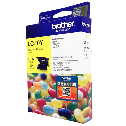 Brother Inkjet Cartridge LC40Y (Yellow)