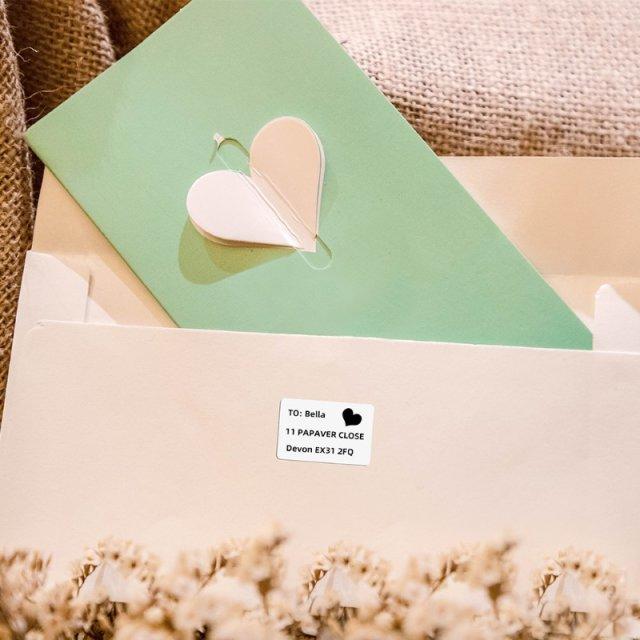 Multi-Purpose Square Self-Adhesive Label- 50x30mm Compatible for Printeet M110