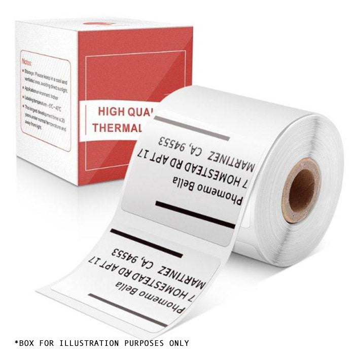 Multi-Purpose Square Self-Adhesive Label- 50x30mm Compatible for Printeet M110