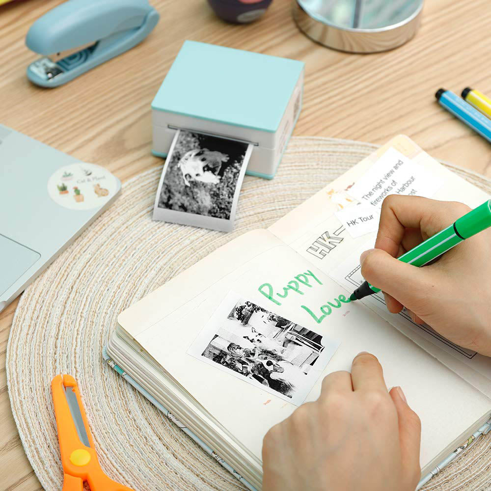 Portable Thermal Printer I Printeet M02 (Matt Cyan)