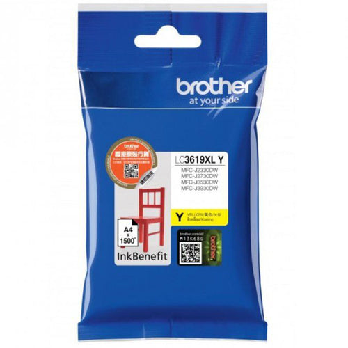 Brother Inkjet Cartridge LC3619XLY (Yellow)