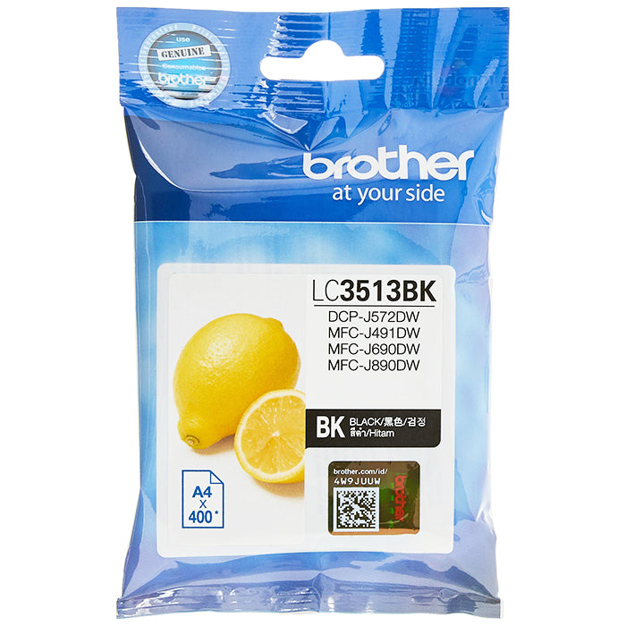 Brother Inkjet Cartridge LC3513BK (Black) – archercopier
