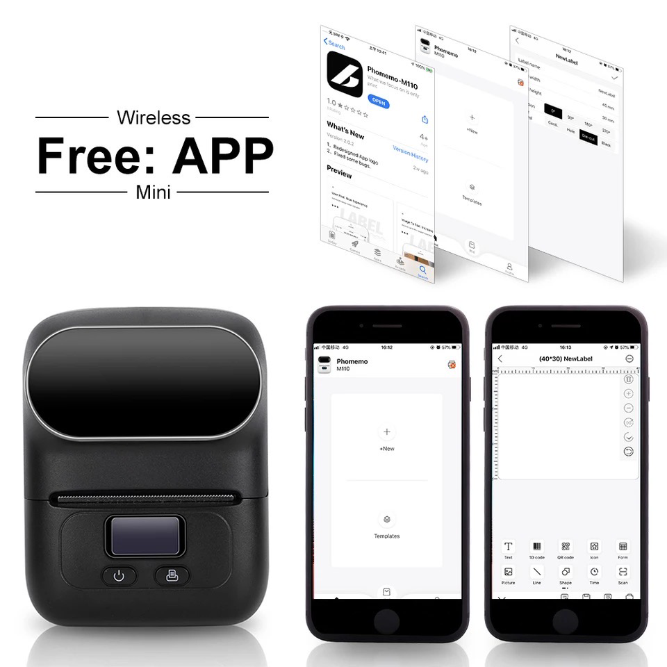 Label maker - Printeet M110 (Black)