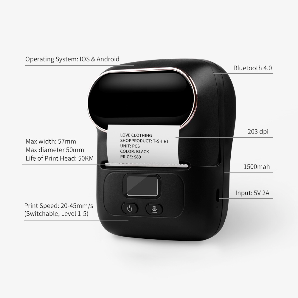 Label maker - Printeet M110 (Black)