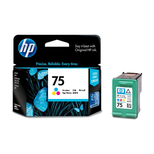 CB337WA - HP 75 Tricolor Inkjet Print Cartridge