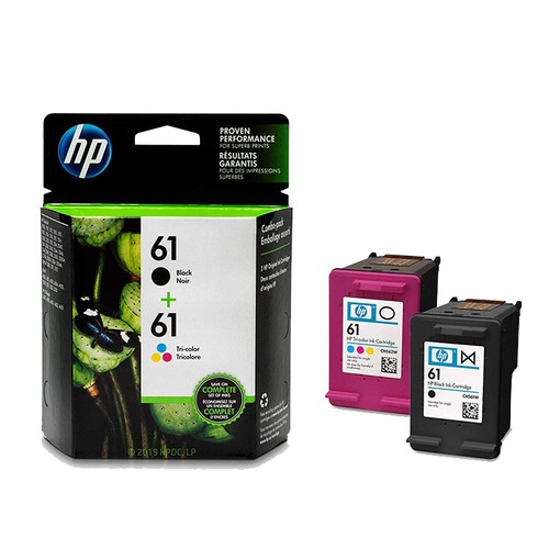 CR311AA - HP 61 Combo-pack Black/Tri-color Ink Cartridges
