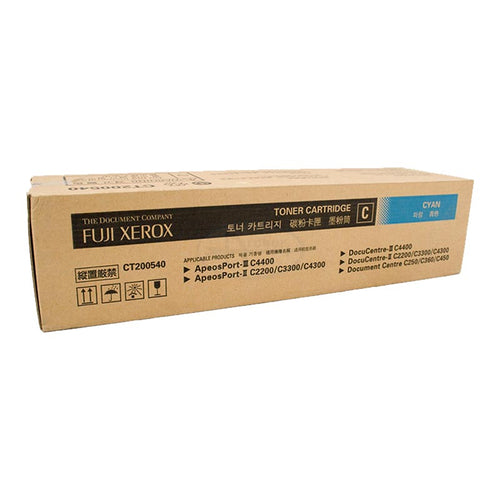 CT200540 Fuji Xerox Toner Cartridge for DC C250 / 360 / 450 , AP/DC-II C2200 / 3300 / 4300 , AP/DC-III C4400 (Cyan)