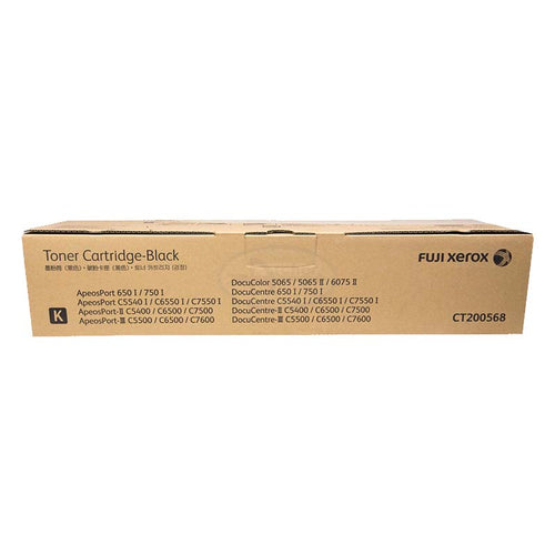 CT200568 Fuji Xerox Toner Cartridge for AP/DC-I C5540 / 6550 / 7550 , AP/DC-II C5400 / 6500 / 7500 , AP/DC-III C5500 / 6500 / 7600 , DC C5065 / 6075 (Black)