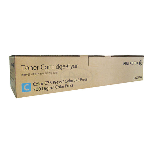 CT201244 Fuji Xerox Toner Cartridge for 700 / 700i / J75 Press (Cyan)