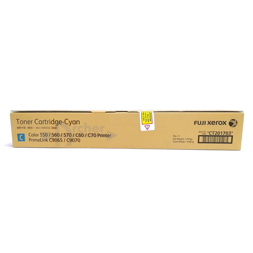 CT201703  Fuji Xerox Toner Cartridge for 550 / C60 / C9065 (Cyan)