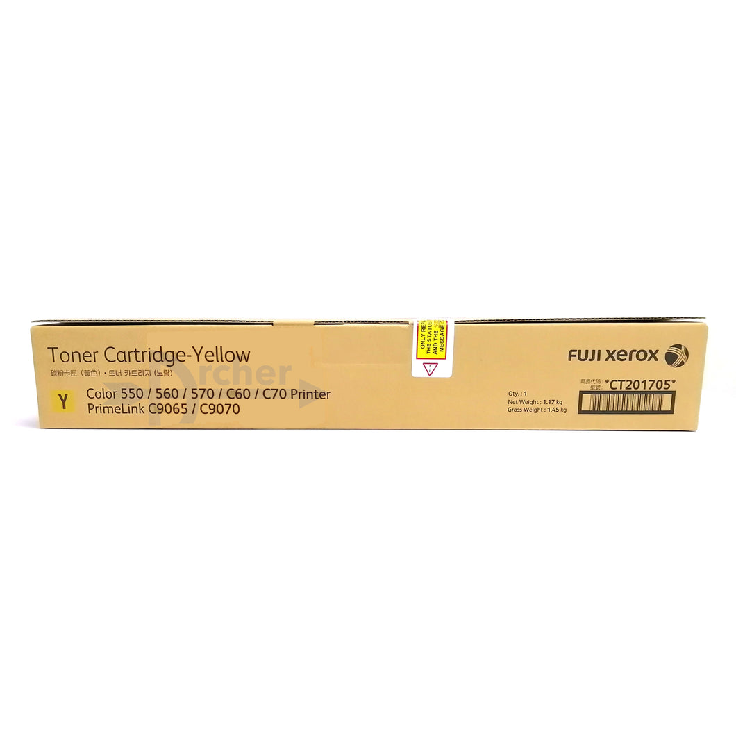 CT201705  Fuji Xerox Toner Cartridge for 550 / C60 / C9065 (Yellow)