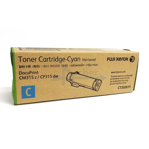 CT202611 Fuji Xerox Toner Cartridge for DocuPrint CM315z/CP315dw (Cyan)