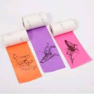 Colourful Stickers Thermal Paper Purple/Rose/Orange
