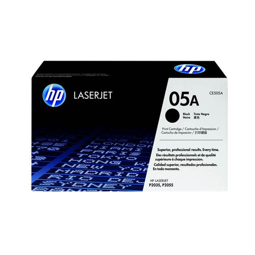 CE505A - Black HP LaserJet Toner Cartridge (HP 05A)