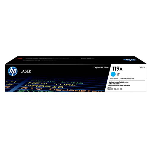 W2091A - Cyan HP LaserJet Toner Cartridge (HP 119A)
