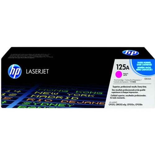 CB543A - Magenta HP LaserJet Toner Cartridge (HP 125A)