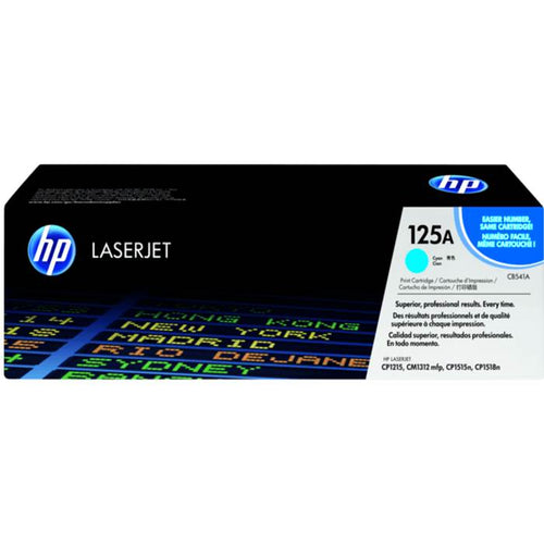 CB541A - Cyan  HP LaserJet Toner Cartridge (HP 125A)