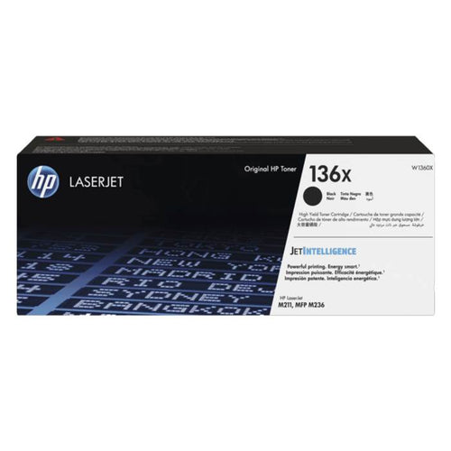 W1360X - Black High Yield HP LaserJet Toner Cartridge (HP 136X)
