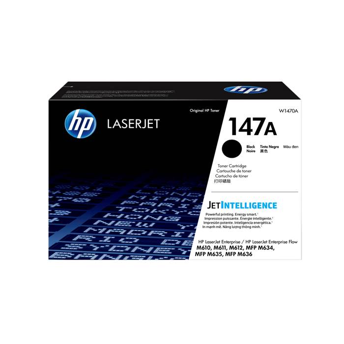W1470A - Black Original HP LaserJet Toner Cartridge (HP 147A ...