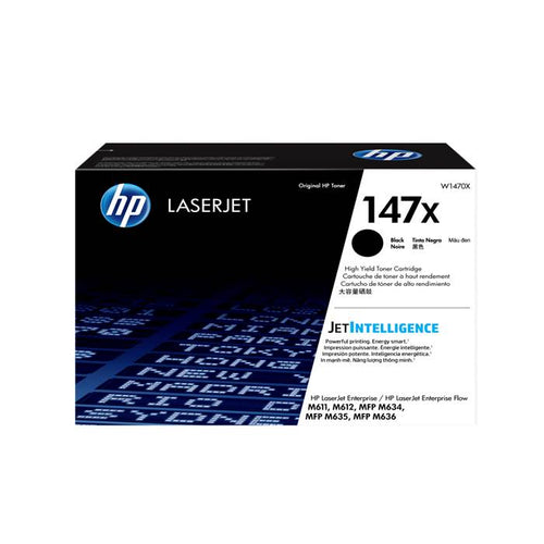 W1470X - Black High Yield HP LaserJet Toner Cartridge (HP 147X)