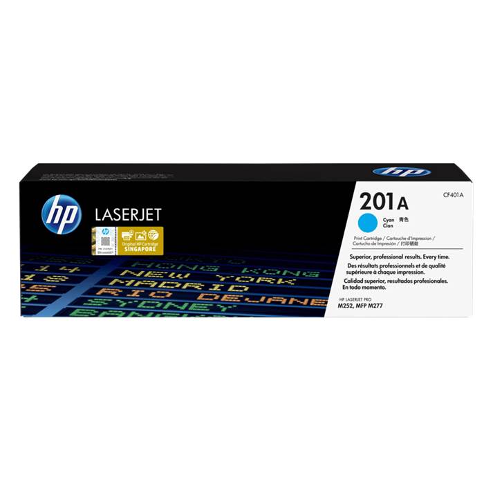 CF401A - Cyan HP LaserJet Toner Cartridge (HP 201A)