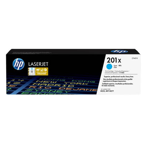 CF401X - Cyan HP LaserJet Toner Cartridge (HP 201X)