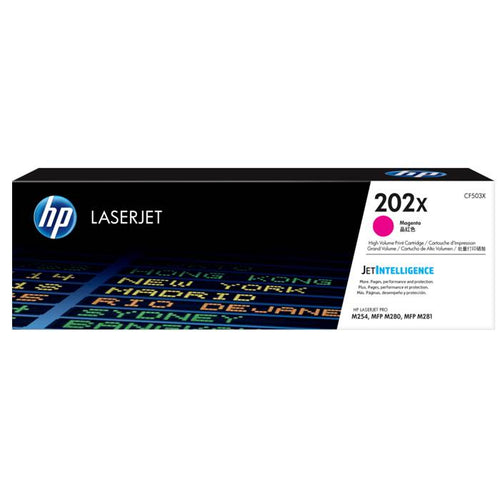 CF503X - Magenta High Yield HP LaserJet Toner Cartridge (HP 202X)
