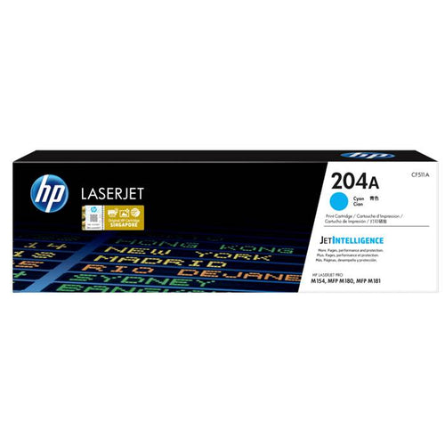 CF511A - Cyan HP LaserJet Toner Cartridge (HP 204A)