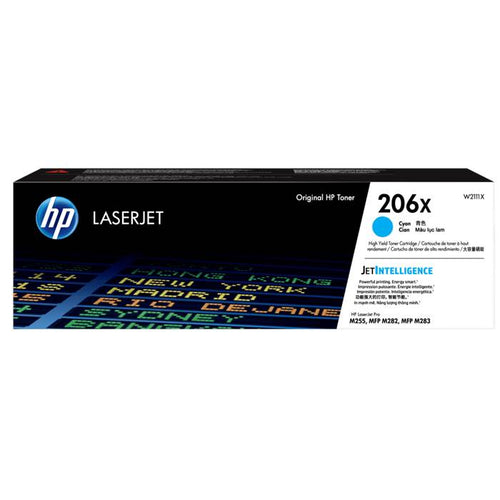 W2111X - Cyan High Yield HP Toner Cartridges (HP 206X)