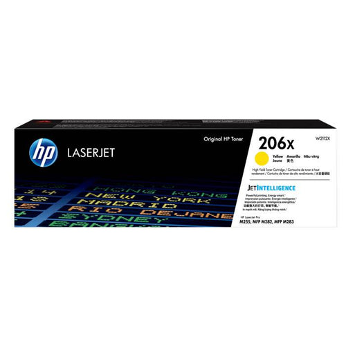 W2112X - Yellow High Yield HP Toner Cartridges (HP 206X)