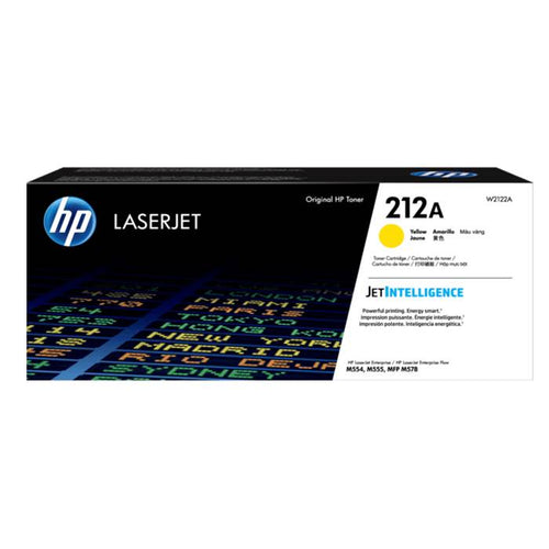 W2122A - Yellow HP LaserJet Toner Cartridge (HP 212A)