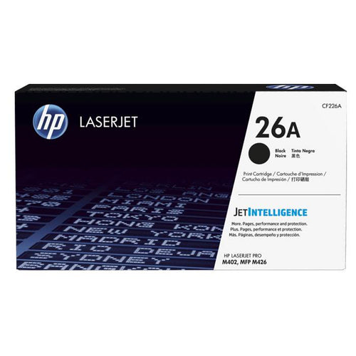 CF226A - Black HP LaserJet Toner Cartridge (HP 26A)