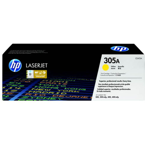 CE412A - Yellow HP LaserJet Toner Cartridge (HP 305A)