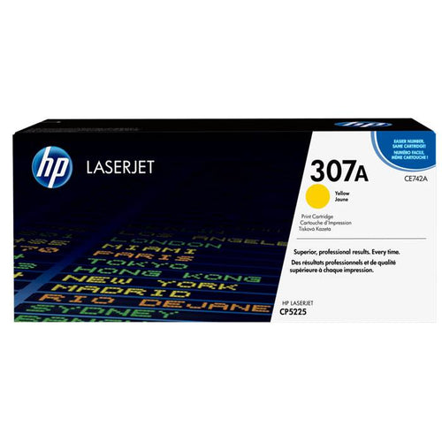 CE742A - Yellow HP LaserJet Toner Cartridge (HP 307A)