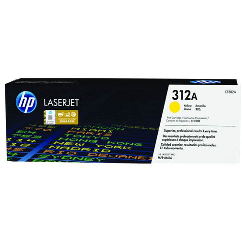 CF382A - Yellow HP LaserJet Toner Cartridge (312A)