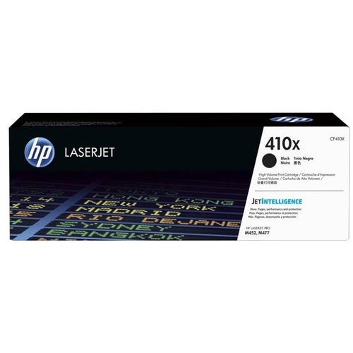 CF410X - Black High Yield HP LaserJet Toner Cartridge (HP 410X)
