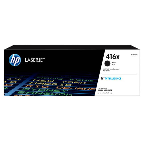 W2040X - Black High Yield HP LaserJet Toner Cartridge (HP 416X)