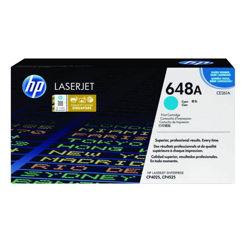CE261A - Cyan HP LaserJet Toner Cartridge (HP 648A)