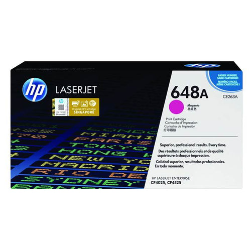 CE263A - Magenta HP LaserJet Toner Cartridge (HP 648A)