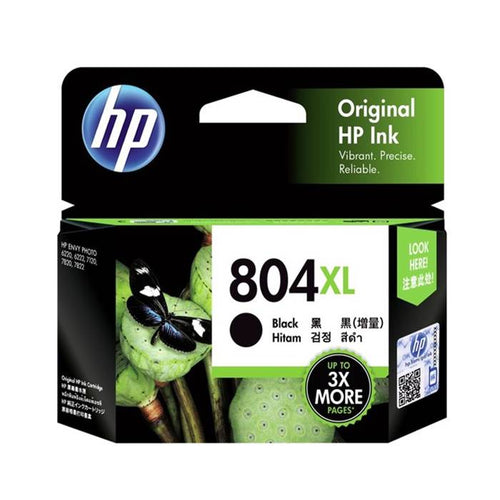 T6N12AA - HP Black Original Ink Cartridge (HP 804XL)
