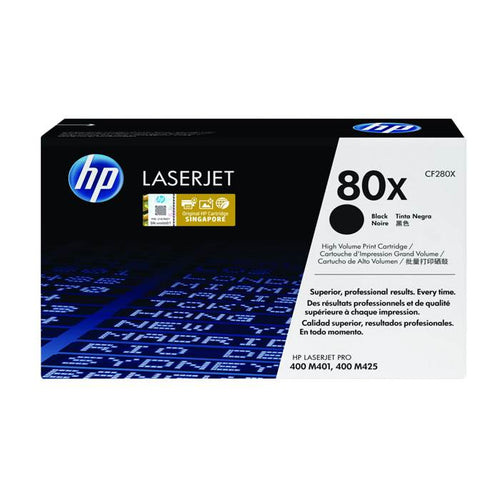 CF280X - Black HP LaserJet Toner Cartridge (HP 80X)