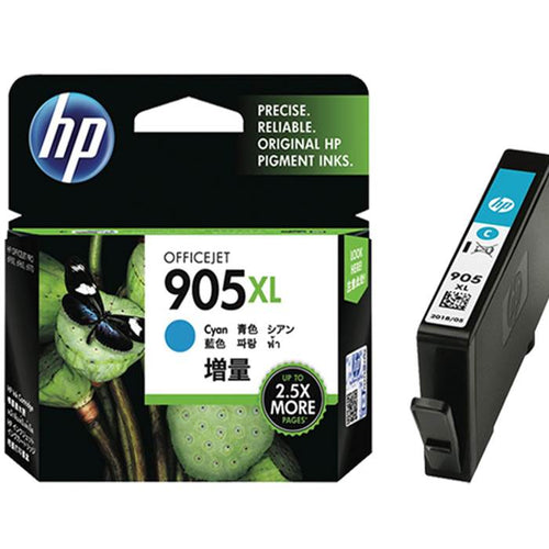T6M05AA - Cyan HP Ink Cartridge (HP 905XL)