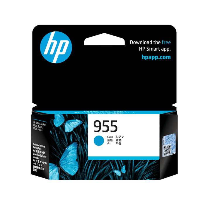 L0S51AA - Cyan Original Ink Cartridge (HP 955) – archercopier