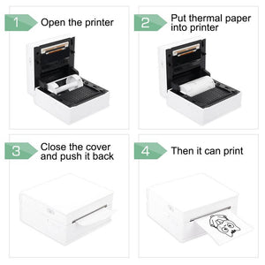 Portable Thermal Printer I Printeet M02 (Matt Black)