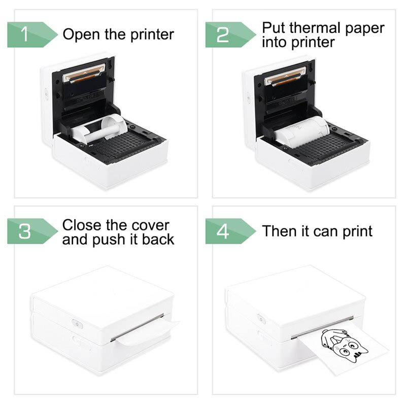 Portable Thermal Printer I Printeet M02 (Matt White)